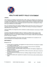 Hsm01 03 Health Safety Policy Statement Signed